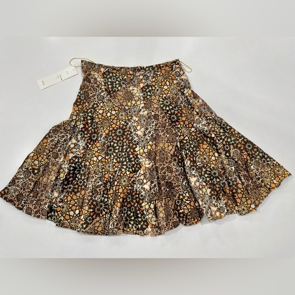 Nostalgia Boho Patchwork Print Handkerchief Hem S… - image 3